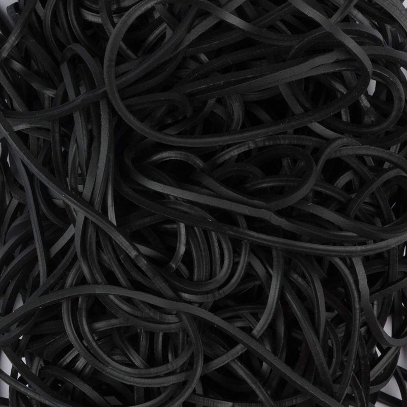 JAM PAPER Durable Rubber Bands - Size 19 - Black Multi-Purpose Rubberbands - 100/Pack - Image 2